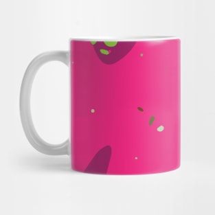 Heart Shapes Background Design in Magenta Pink Complementary Tones GC-116-5 Mug